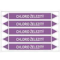 Značení potrubí, chlorid železitý